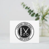 ローカル美容師 ポストカード (スタンド正面)