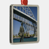 ローカル芸術家によるMinoトーマス・エジソンの彫像 メタルオーナメント (右)