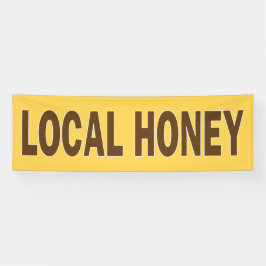 ローカル蜂蜜 横断幕