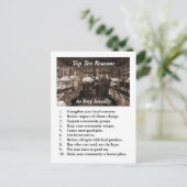 ローカル買-zazzle-600 ポストカード (スタンド正面)