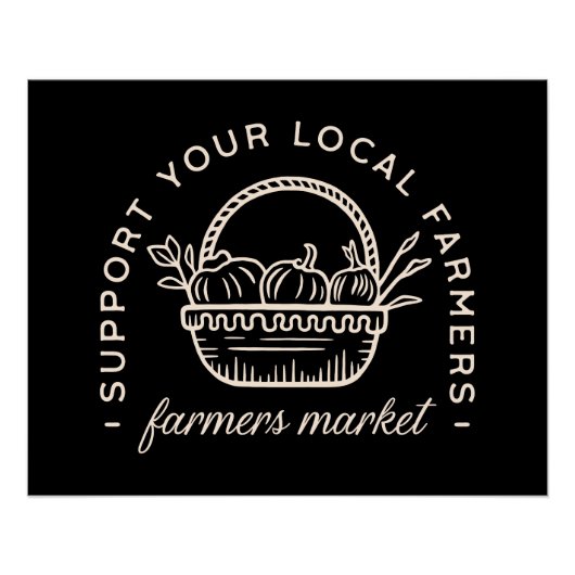 ローカル農家 ポスター (正面)
