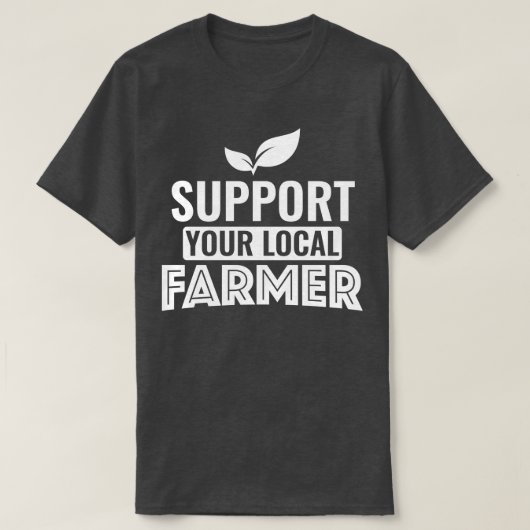 ローカル農家 Tシャツ (デザイン正面)