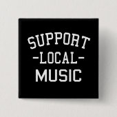ローカル音楽のサポート 缶バッジ (正面)