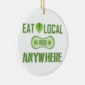 ローカル食べ、どこでも乗る セラミックオーナメント (右)