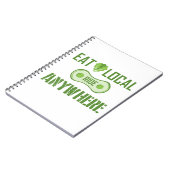 ローカル食べ、どこでも乗る ノートブック (左側)