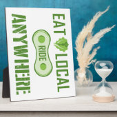 ローカル食べ、どこでも乗る フォトプラーク (側面)