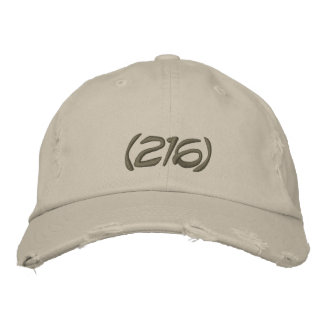 ローカル216ハット 刺繍入りキャップ