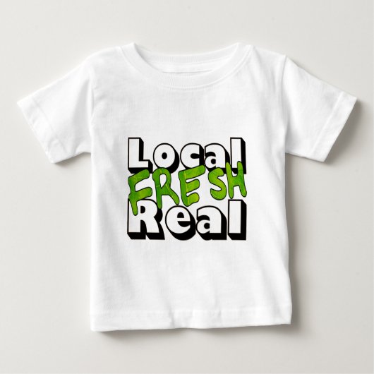 ローカル フレッシュ リアル ベビーTシャツ (正面)
