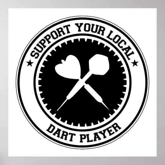 ローカルDartプレーヤーのサポート ポスター (正面)