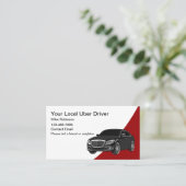 ローカルUberドライバーのビジネスカード モダン 名刺 (スタンド正面)
