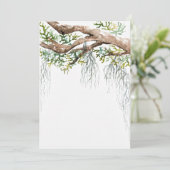 ローカントリーの水彩画招待状 招待状 (スタンド正面)