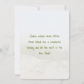 ローカントリークリスマスグリーティングスヒルトンヘッドアイランド シーズンカード (裏面)