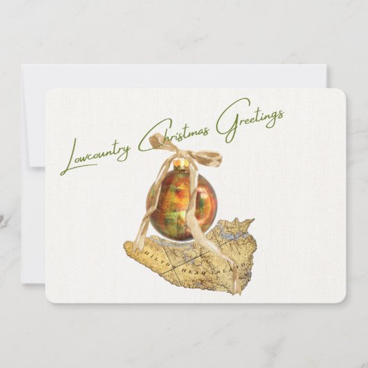 ローカントリークリスマスグリーティングスヒルトンヘッドアイランド シーズンカード (正面)