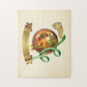 ローカントリークリスマスグリーティングスヒルトンヘッドアイランド ジグソーパズル (縦)