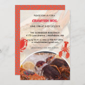 ローカントリーボイルクックアウトディナーパーティの招待状 招待状 (正面/裏面)