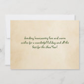 ローカントリーメリークリスマスサウスカロライナ シーズンカード (裏面)