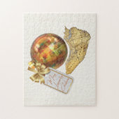 ローカントリーメリークリスマスヒルトンヘッドアイランドマップ ジグソーパズル (縦)