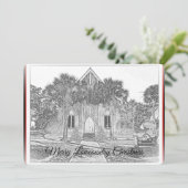 ローカントリーメリークリスマスブラフトンチャーチスケッチ シーズンカード (スタンド正面)