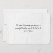 ローカントリーメリークリスマスブラフトンチャーチスケッチ シーズンカード (裏面)