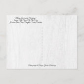 ローカントリーメリークリスマスブラフトンチャーチスケッチ シーズンポストカード (裏面)