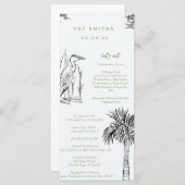 ローカントリー南部メ図解入りの、写真付きのニュー (正面/裏面)