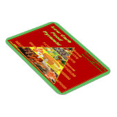 ローカーブ食品ピラミッド型注意喚起冷凍機磁石 マグネット (右側)