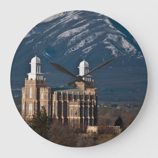 ローガンの寺院 ラージ壁時計 (正面)