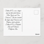 ローガンクリッパーセーリング ポストカード (裏面)