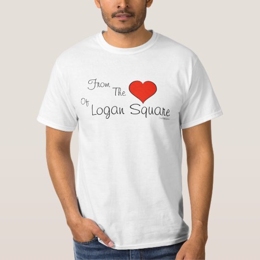 ローガンスクエア-ハートからの…の Tシャツ (正面)