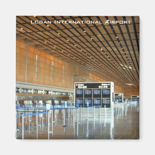 ローガン国際的空港 マグネット (正面)