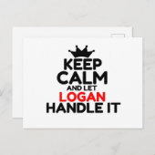 ローガン ポストカード (正面/裏面)