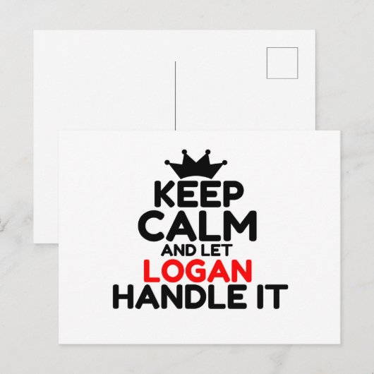 ローガン ポストカード (正面/裏面)