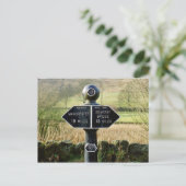 ロークデール運河のマイルマーカー ポストカード (スタンド正面)