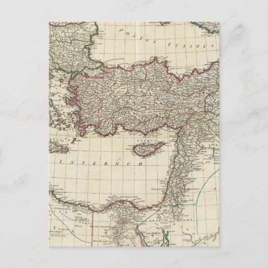 ロークラシカルマの地図 ポストカード (正面)