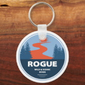 ローグの野生と風光明媚な川 キーホルダー (正面)