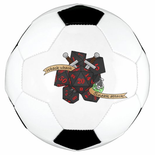 ローグサイコロデザイン サッカーボール (正面)