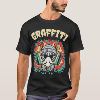 ローグスカルグラフィティタトゥーアート Tシャツ