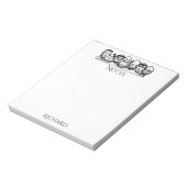 ローグズギャラリーパーソナライズされた ノートパッド (回転)