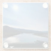 ローグ川、または ガラスコースター (裏面)