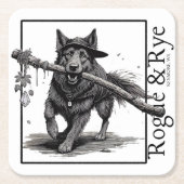 ローグ&ライズザドルイド紙コースター スクエアペーパーコースター (正面)