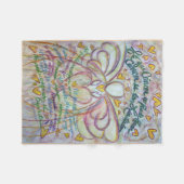 ローケカンサーノプエードハカーエンジェルケモブランケット フリースブランケット (正面(横))