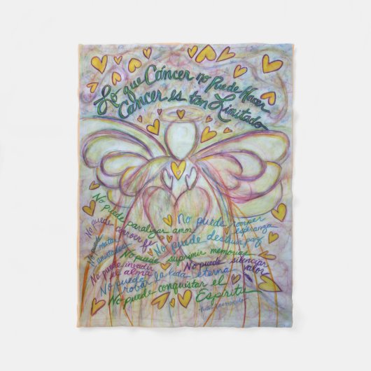 ローケカンサーノプエードハカーエンジェルケモブランケット フリースブランケット (正面)