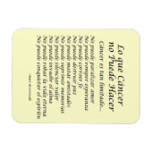 ローケカンサーノプエードハカーマグネット マグネット (横)