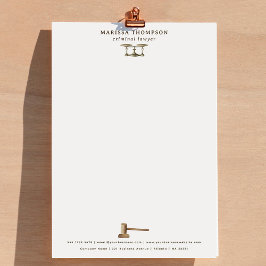 ローゲベはかりで測ル法的アンティークプロフェッショナル レターヘッド