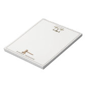 ローゲベはかりで測ル法的アンティーク名前をカスタムする ノートパッド (回転)