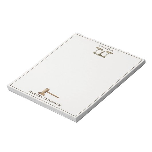 ローゲベはかりで測ル法的アンティーク名前をカスタムする ノートパッド (回転)