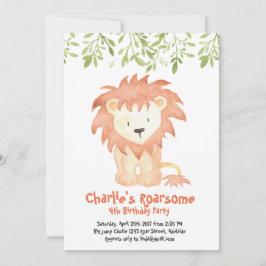 ローサム誕生日招待状 招待状