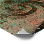 ローザギラッフェズダマスクのアートポスター ポスター (角)