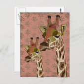 ローザギラフェスグリジーはがき ポストカード (正面/裏面)