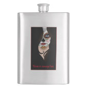 ローザシュガースカルポートレート フラスク (正面)